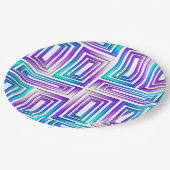 Teller für geometrische Rechtecke (Schrägansicht)