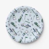 Teller für Golf Pattern (Vorderseite)