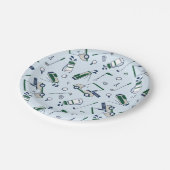 Teller für Golf Pattern (Schrägansicht)
