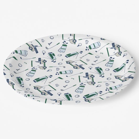 Teller für Golf Pattern (Schrägansicht)