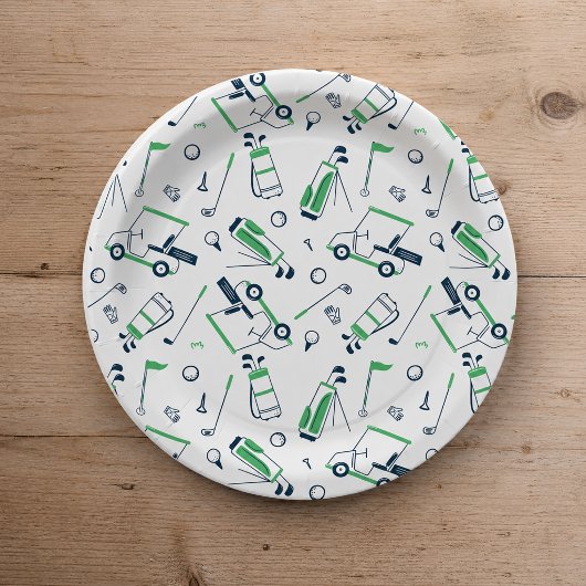 Teller für Golf Pattern