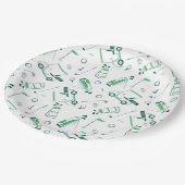 Teller für Golf Pattern (Schrägansicht)