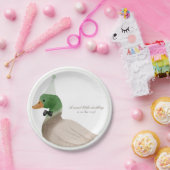 Teller für grünes Mallard-Entenpapier (Party)