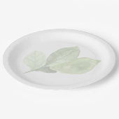 Teller für grünes Wasserfarbenleder (Schrägansicht)