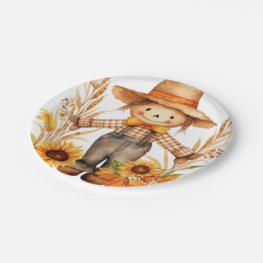 Teller für Herbst-Rückenlehne, Sonnenblumen (Schrägansicht)