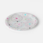 Teller für Herzpapier (Schrägansicht)