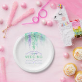 Teller für Hochzeiten in Aquarellblau (Party)