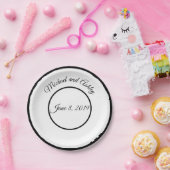 Teller für Hochzeitsbride und Bräutigam (Party)