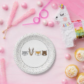 Teller für Holztiere (Party)