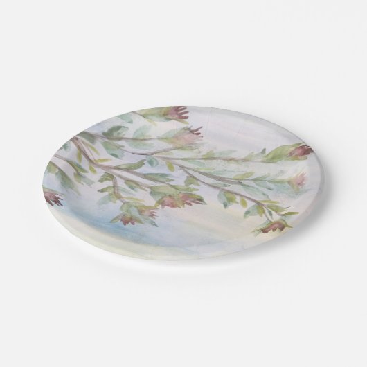 Teller für hübsche Aquarellbilder (Schrägansicht)