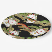 Teller für japanische Party (Schrägansicht)