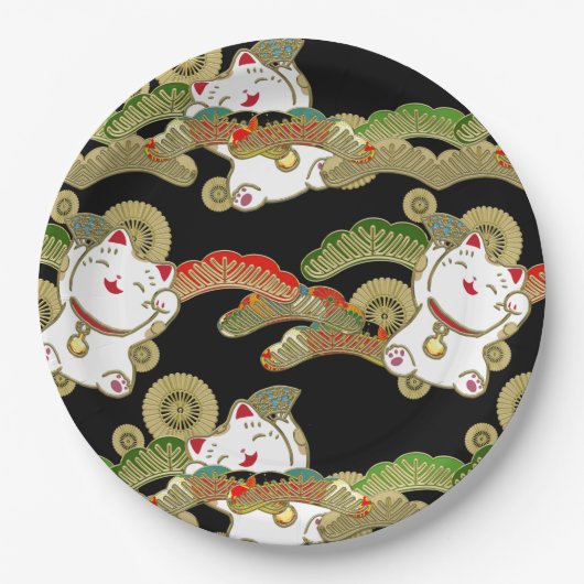 Teller für japanische Party (Vorderseite)