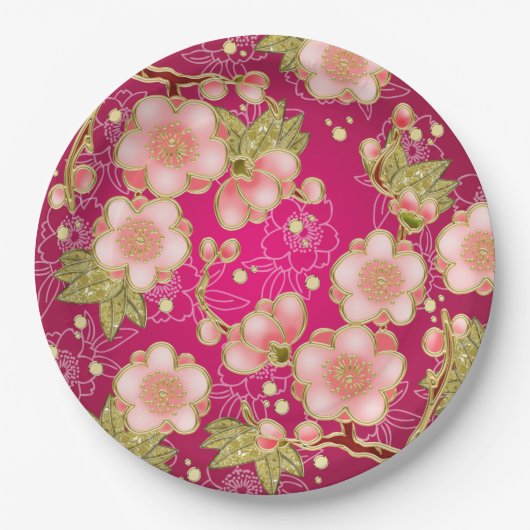 Teller für japanische Party (Vorderseite)