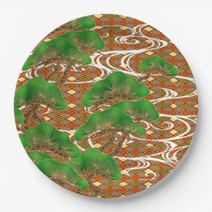 Teller für japanische Party