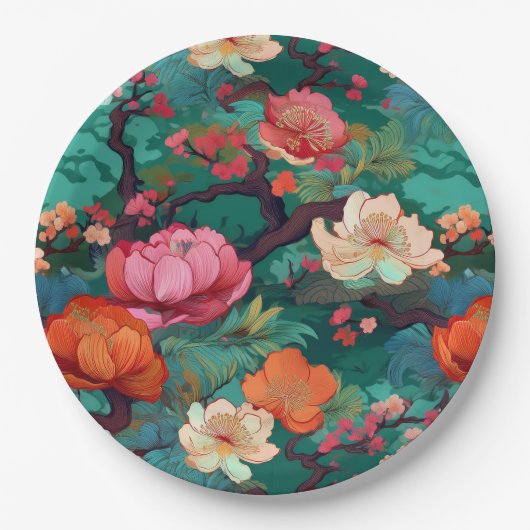 Teller für japanische Party (Vorderseite)