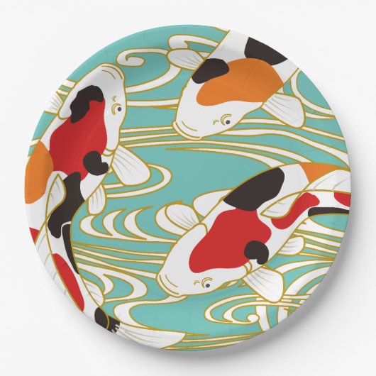 Teller für japanische Party (Vorderseite)