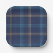 Teller für karierte Feiertage (Vorderseite)