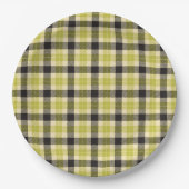 Teller für Kariertes Olivenöl und Tartan (Vorderseite)