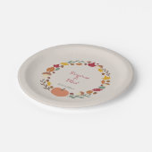 Teller für Kleider und Hochzeiten im Herbst (Schrägansicht)