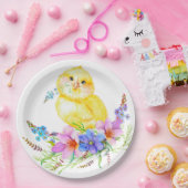 Teller für kleine, florale Babydusche (Party)