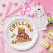 Teller für Kühl- und Grillpapier (Party)