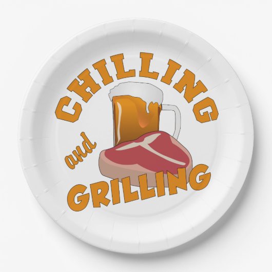 Teller für Kühl- und Grillpapier (Vorderseite)