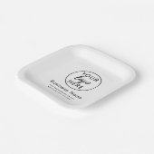 Teller für kundenspezifische Firmenlogos (Gewinkelt)