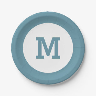 Teller für kundenspezifische Monogramm-Papiere