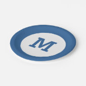 Teller für kundenspezifische Monogramm-Papiere (Schrägansicht)