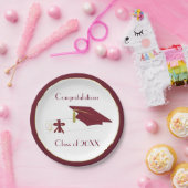 Teller für kundenspezifisches Papier im Abschluss (Party)