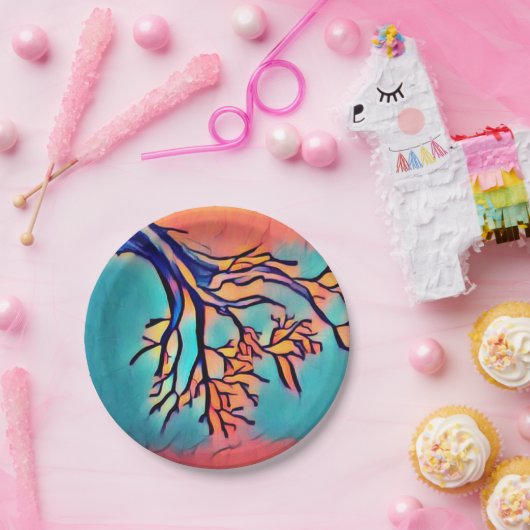 Teller für künstlerische Baumuster (Party)