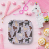 Teller für Labrador-Retriever (Party)