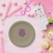 Teller für lila Owl (Party)