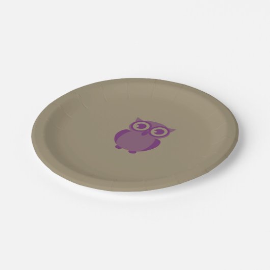 Teller für lila Owl (Schrägansicht)