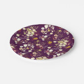 Teller für lila Pflaumenblätter (Schrägansicht)