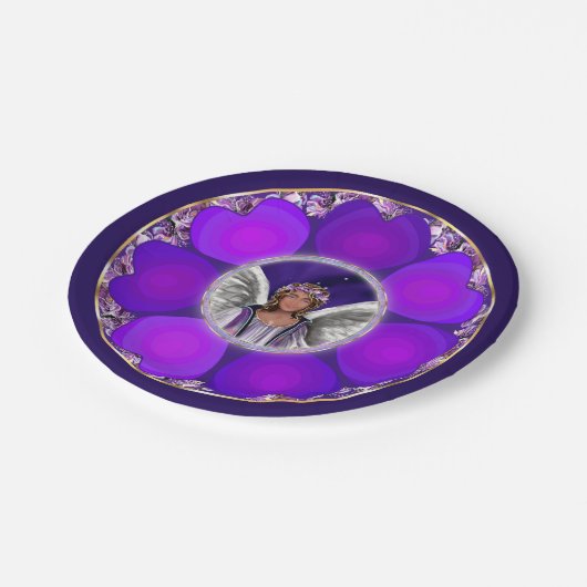 Teller für lila Soul (Schrägansicht)