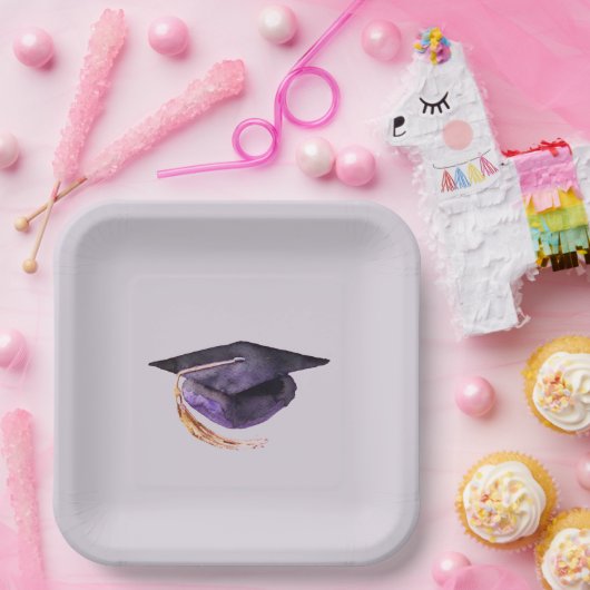 Teller für lila- und Lavendeltiefgangsstufen (Party)