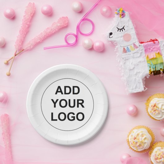 Teller für Logo-Papiere (Party)