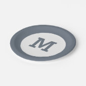 Teller für Monogramm (Schrägansicht)