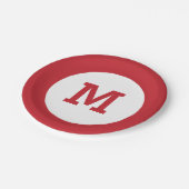 Teller für Monogramm (Schrägansicht)