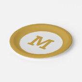 Teller für Monogramm (Schrägansicht)