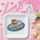 Teller für Moo- und Oink-Papiere (Party)