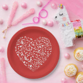 Teller für Musikherz (Party)