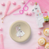 Teller für neutrales Papier der Mode-Bride (Party)