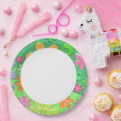 Teller für niedliche Blumenpapiere (Party)