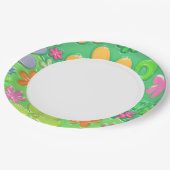 Teller für niedliche Blumenpapiere (Schrägansicht)