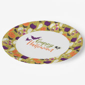 Teller für niedliches Halloween-Party (Schrägansicht)