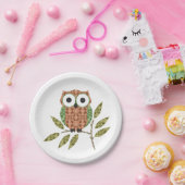 Teller für niedliches Owl (Party)
