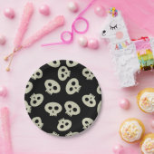 Teller für niedliches Schädelmuster (Party)