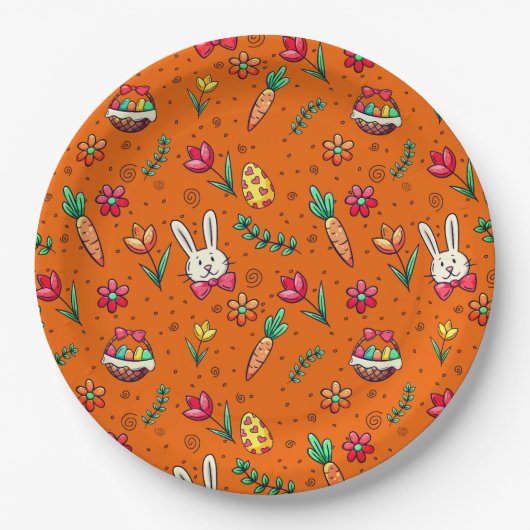 Teller für Orange Oaster Musterpapiere (Vorderseite)